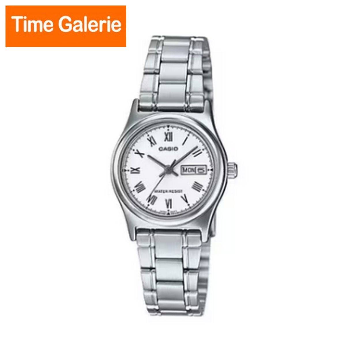 Casio General LTPV006D7B Stainless Steel Band Casual Women Watch
